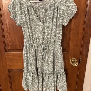 Daytrip Mint Patterned Dress